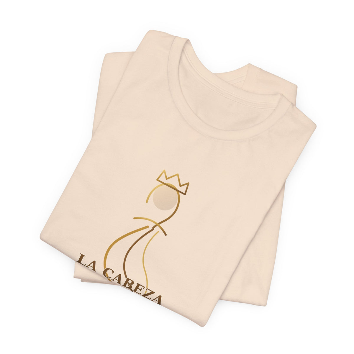 LA CABEZA ES LA QUE LLEVA AL CUERPO — Eyeunle 8 Illustrated T-Shirt product mockup view 7