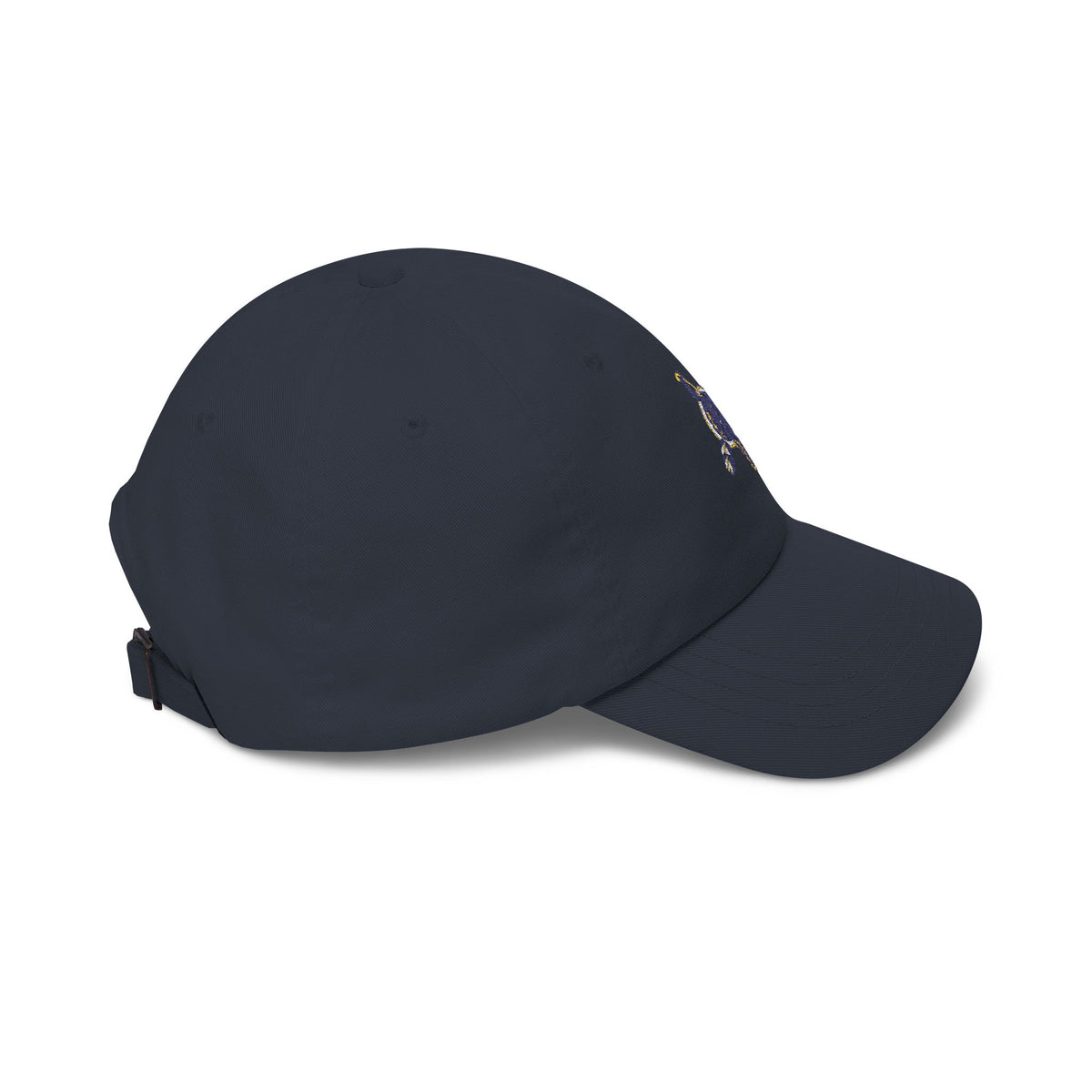 Ochosi Bow-and-Arrow Navy Embroidered Cap product mockup view 4