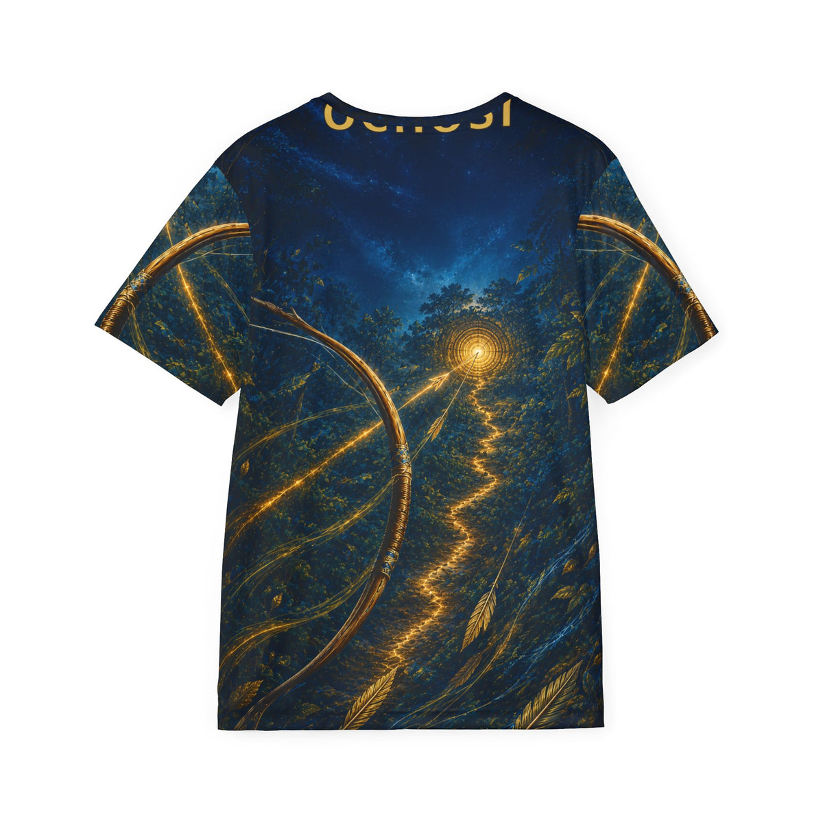 Ochosi Forest Arrow Full Presence Shirt product mockup view 2
