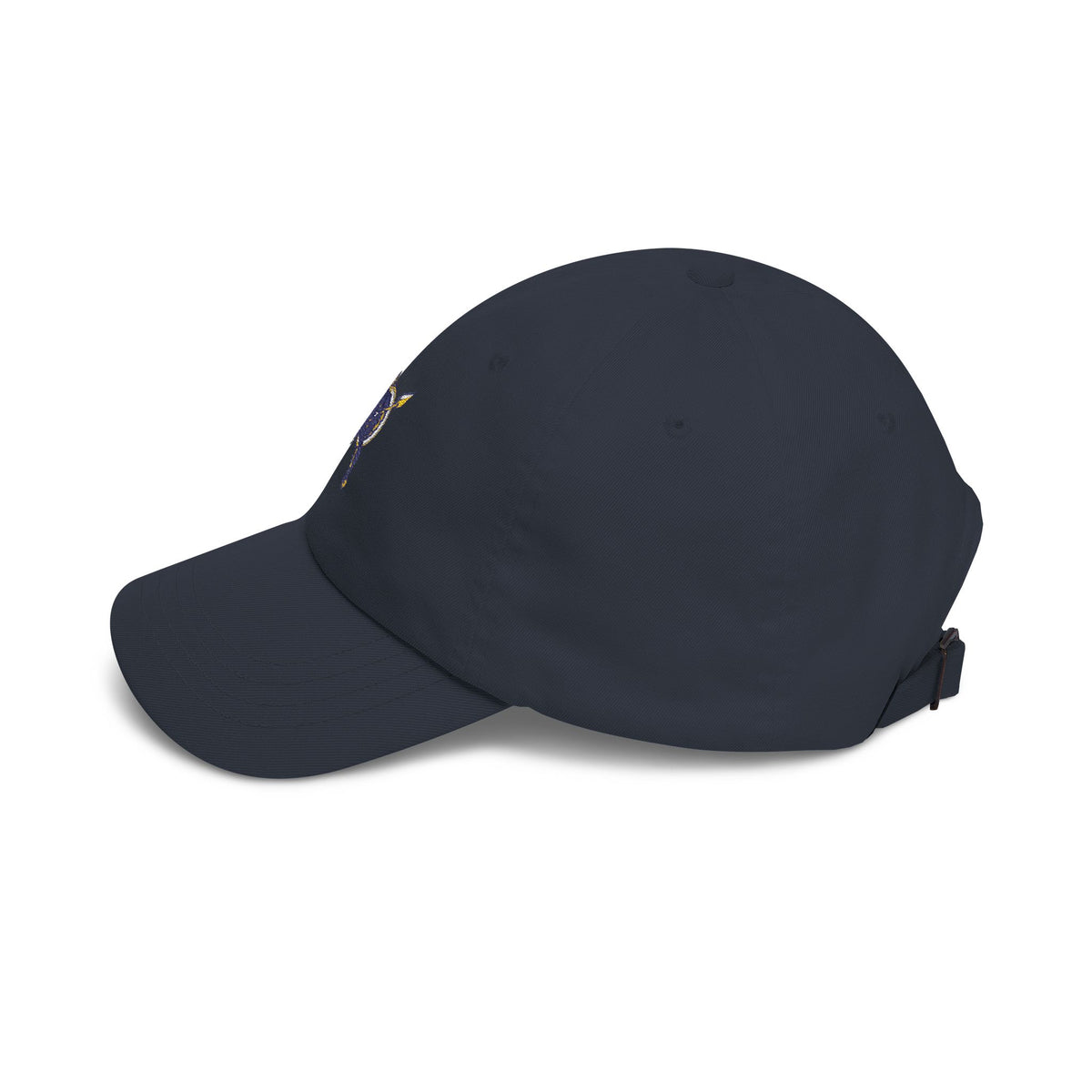 Ochosi Bow-and-Arrow Navy Embroidered Cap product mockup view 3