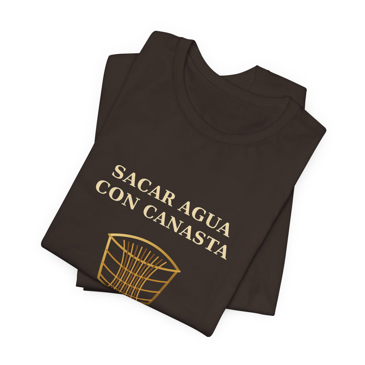 SACAR AGUA CON CANASTA — Ojuani 11 Illustrated T-Shirt product mockup view 4