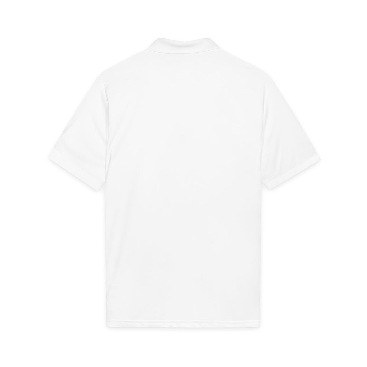 Obatalá Two Doves White Embroidered Signature Polo product mockup view 3