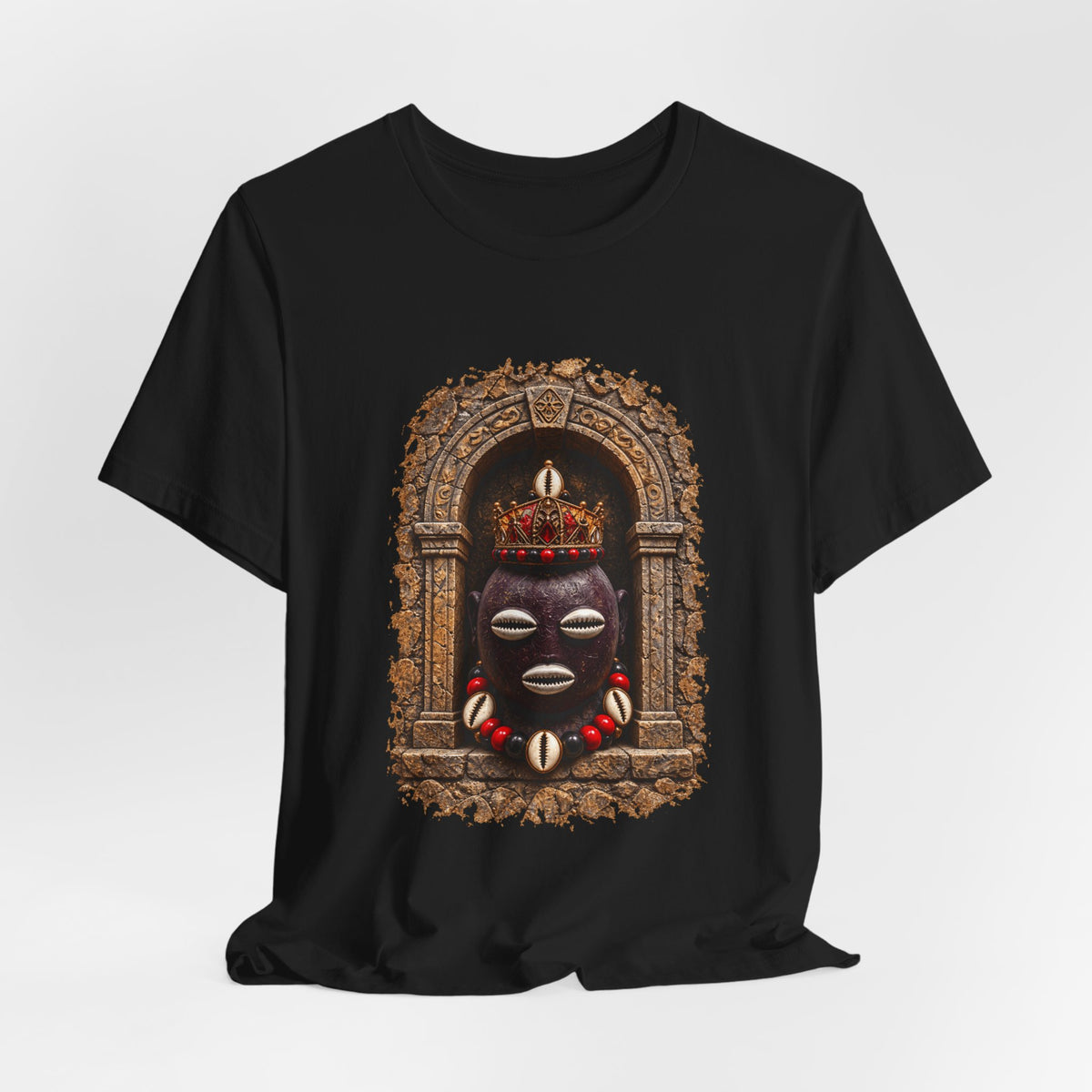 Elegguá Ancient Arch Guardian T-Shirt product mockup view 8