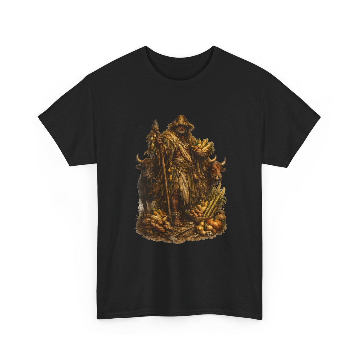 Orisha Oko Essential T-Shirt — black, front artwork view