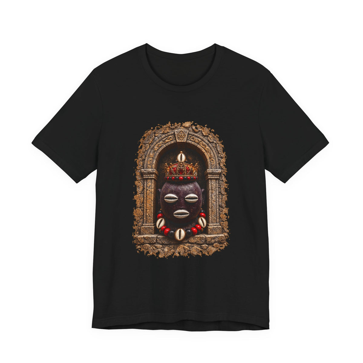 Elegguá Ancient Arch Guardian T-Shirt product mockup view 2