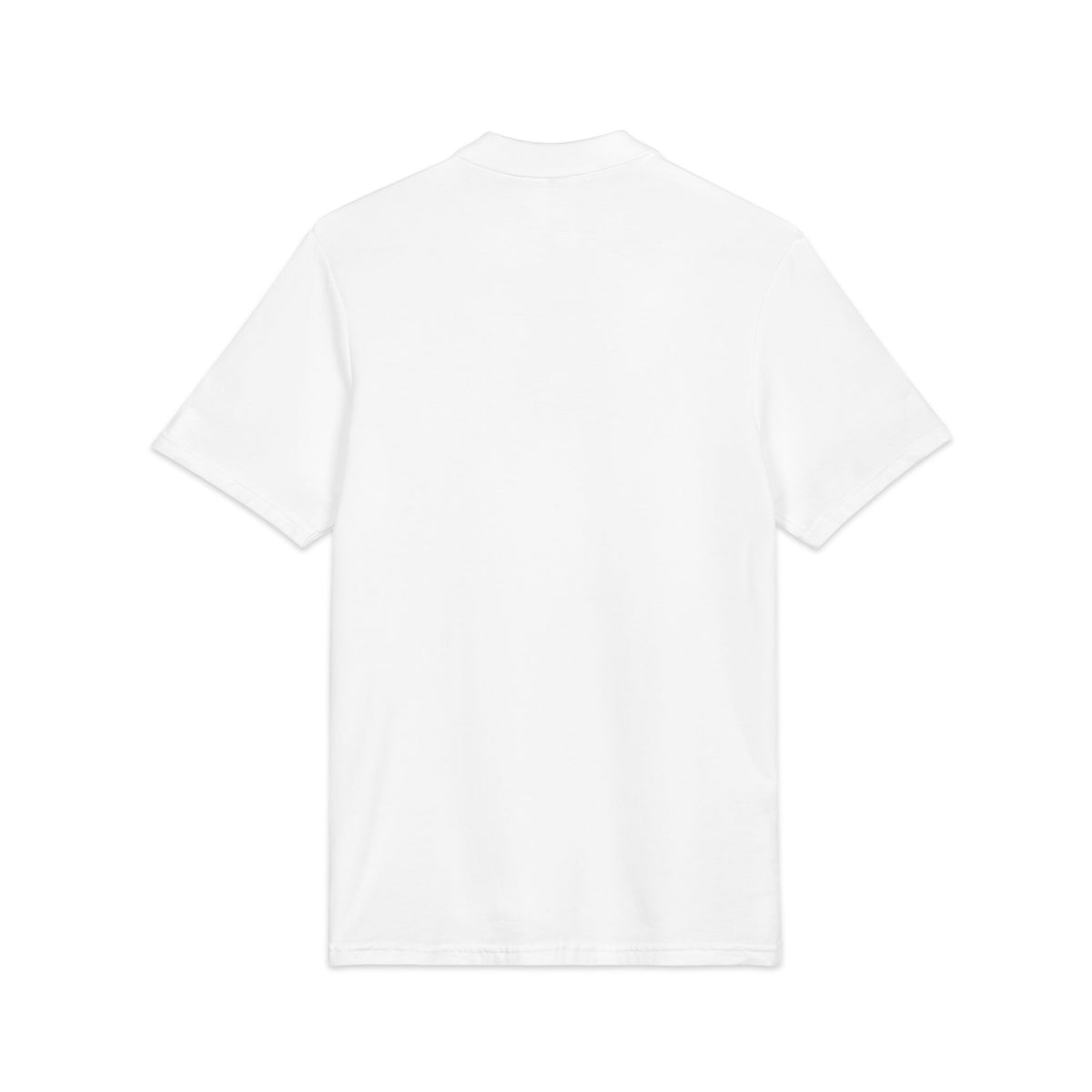 Iyawó White Crown Pique Polo product mockup view 4