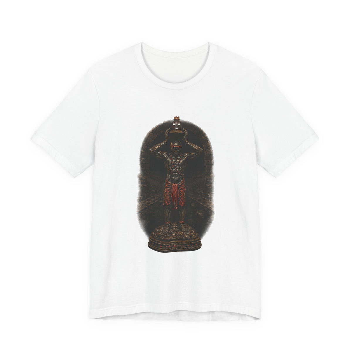 Elegguá Standing Crossroads Statue T-Shirt product mockup