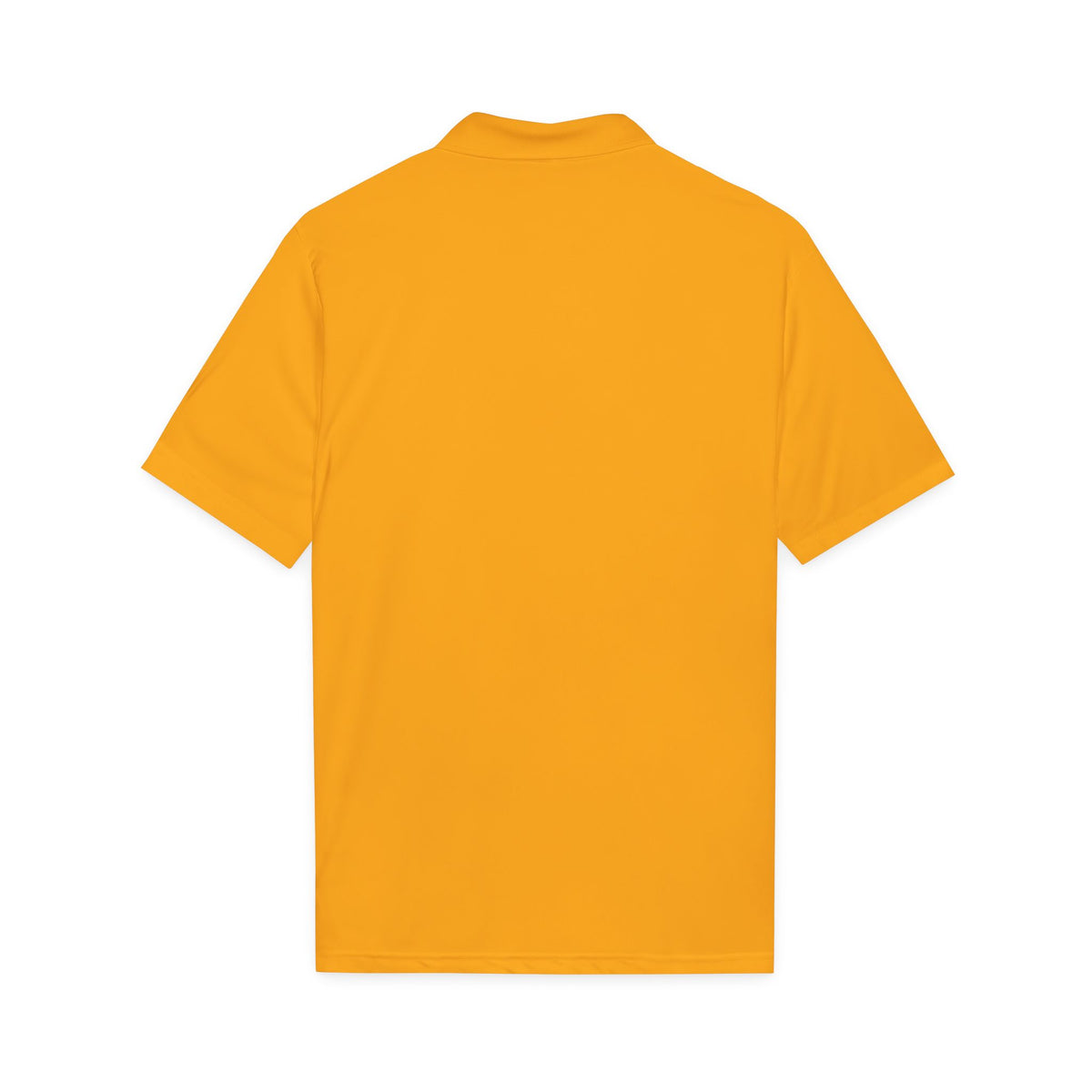 Oshún Phoenix Gold Embroidered Signature Polo product mockup view 3