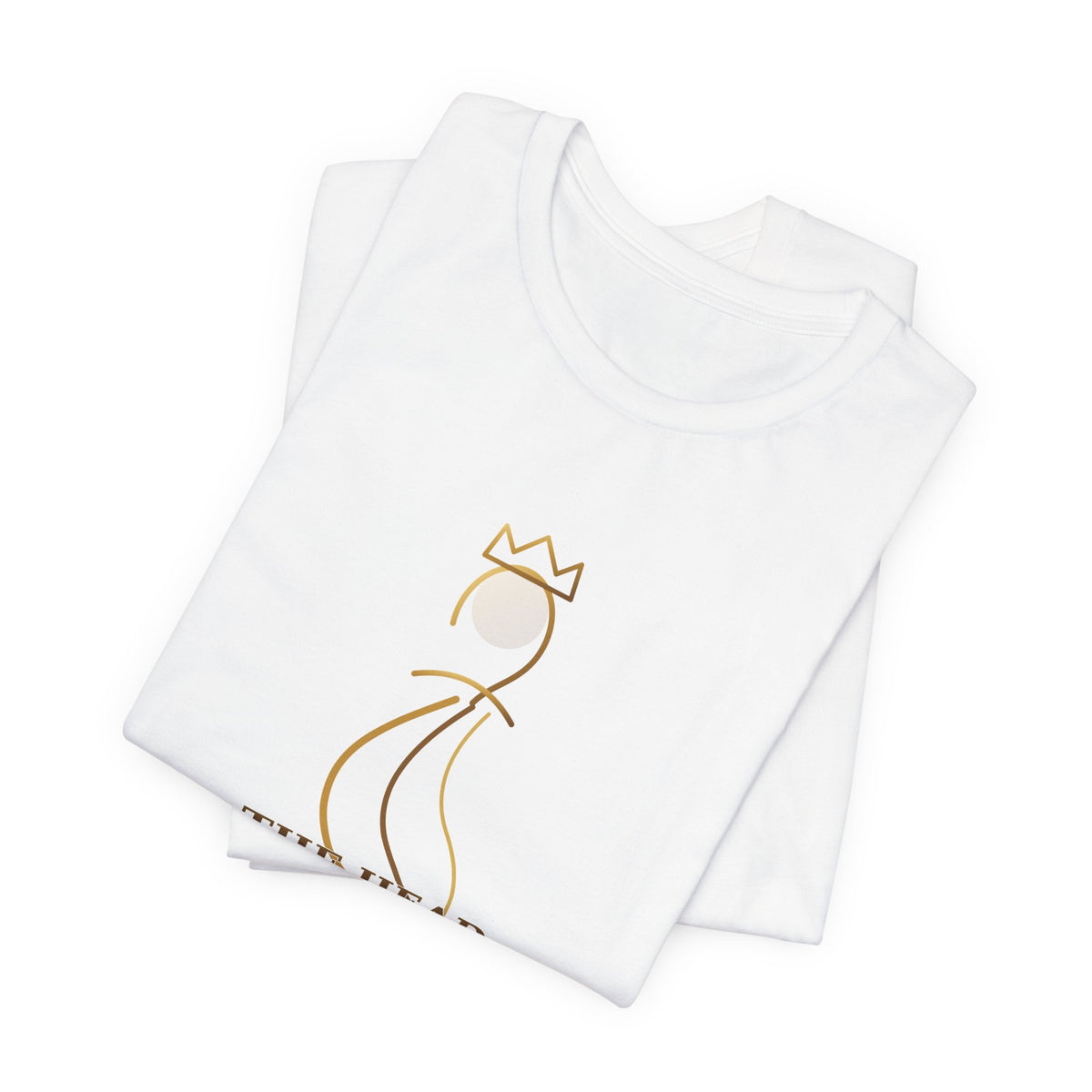 THE HEAD LEADS THE BODY — Eyeunle 8 Illustrated T-Shirt product mockup view 4