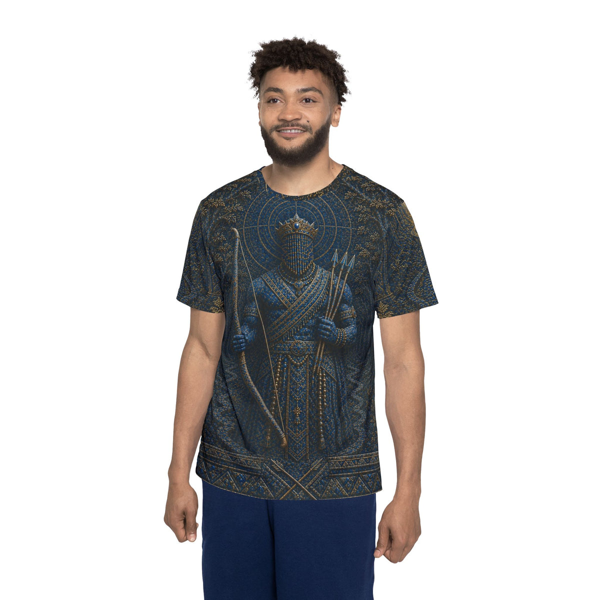 Ochosi Cobalt Hunter Monument Full Presence Shirt product mockup view 4