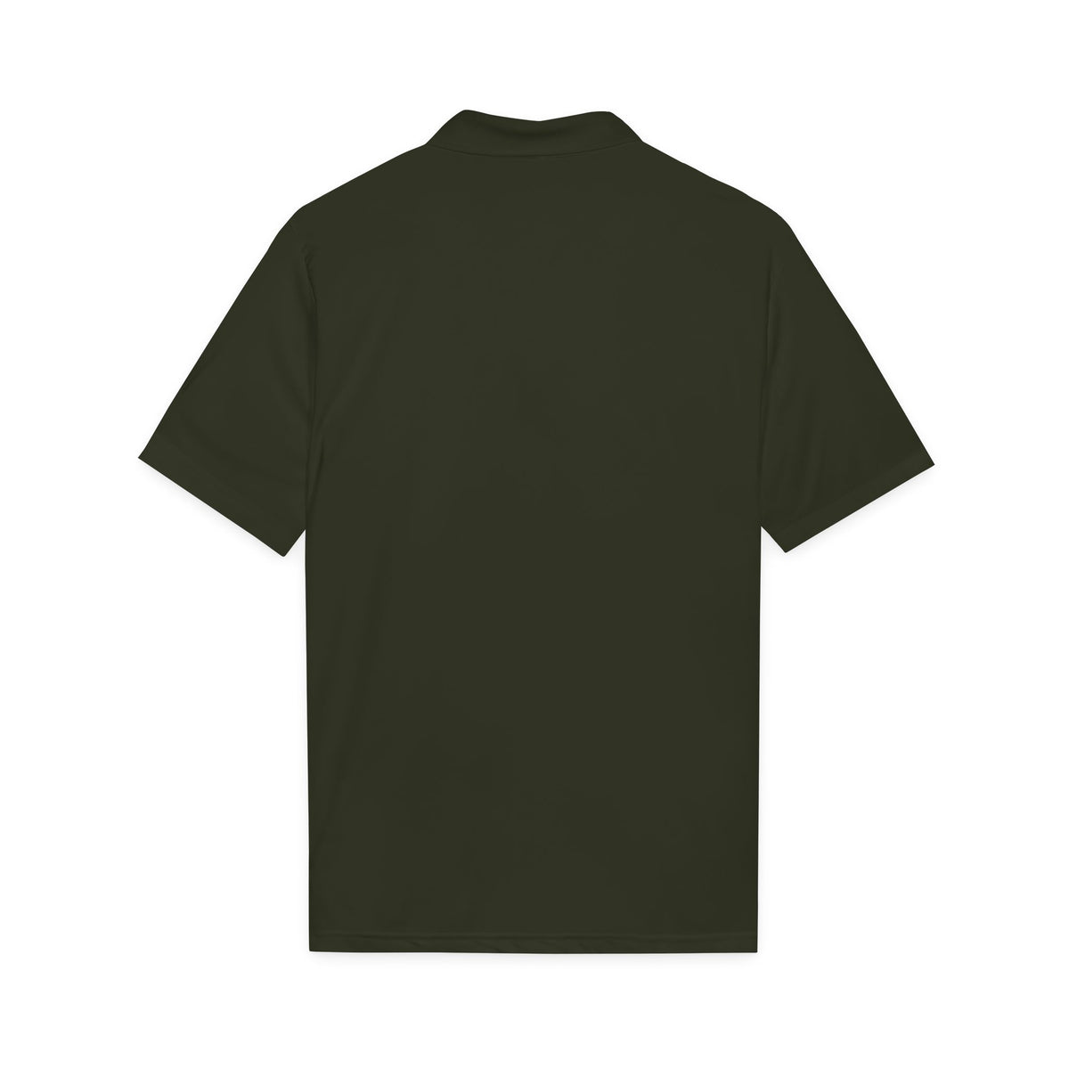 Ajé Cowrie Shell Forest Green Embroidered Signature Polo product mockup view 3