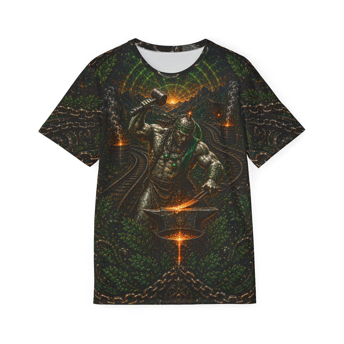 Oggún Iron Core Forge Full Presence Shirt product mockup