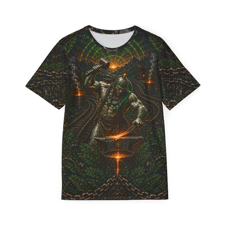 Oggún Iron Core Forge Full Presence Shirt product mockup