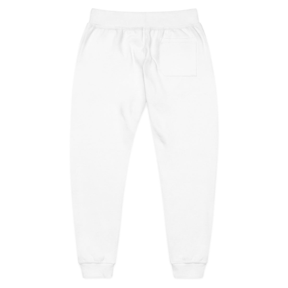 Iyawó White Crown Fleece Sweatpants product mockup view 3