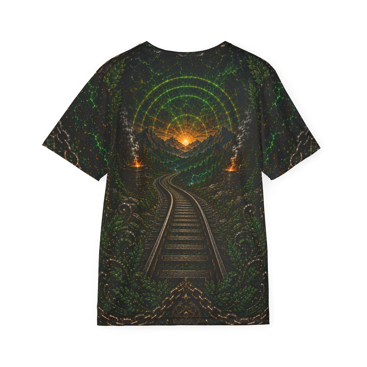 Oggún Iron Core Forge Full Presence Shirt product mockup view 2