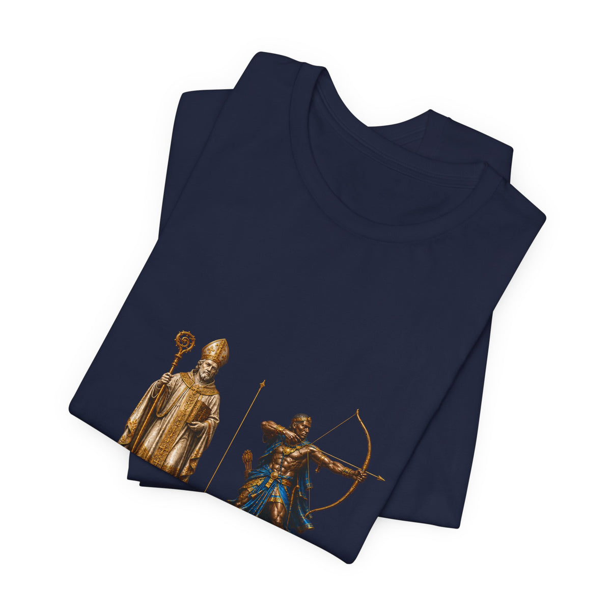 San Norberto & Ochosi — Historical Correspondence T-Shirt product mockup view 7