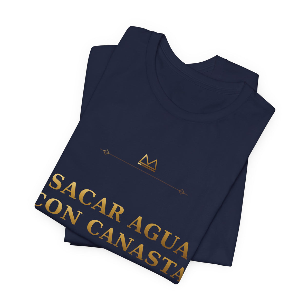SACAR AGUA CON CANASTA — Ojuani 11 Minimal T-Shirt product mockup view 7