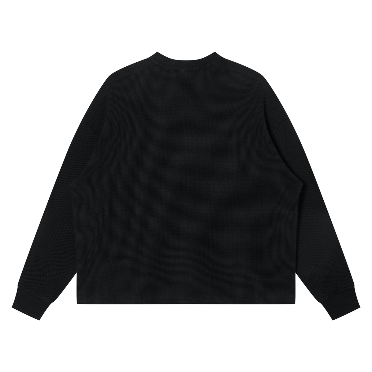 Ogun Allstars 03 Waffle Boxy Long Sleeve Shirt | Orisha Iron Warrior Graphic Tee