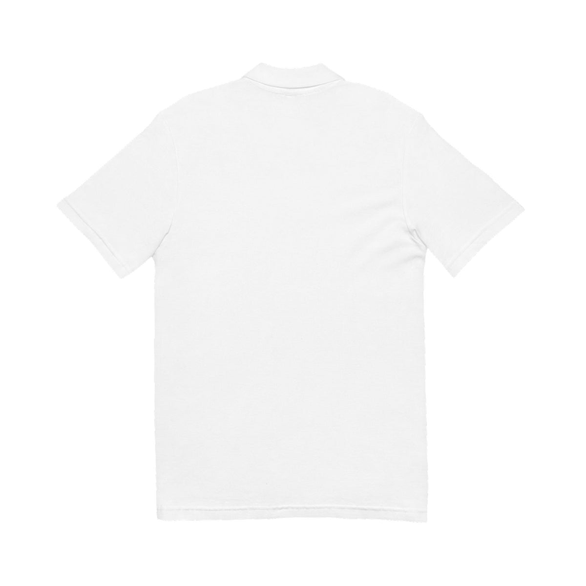 Iyawó White Crown Pique Polo product mockup view 2