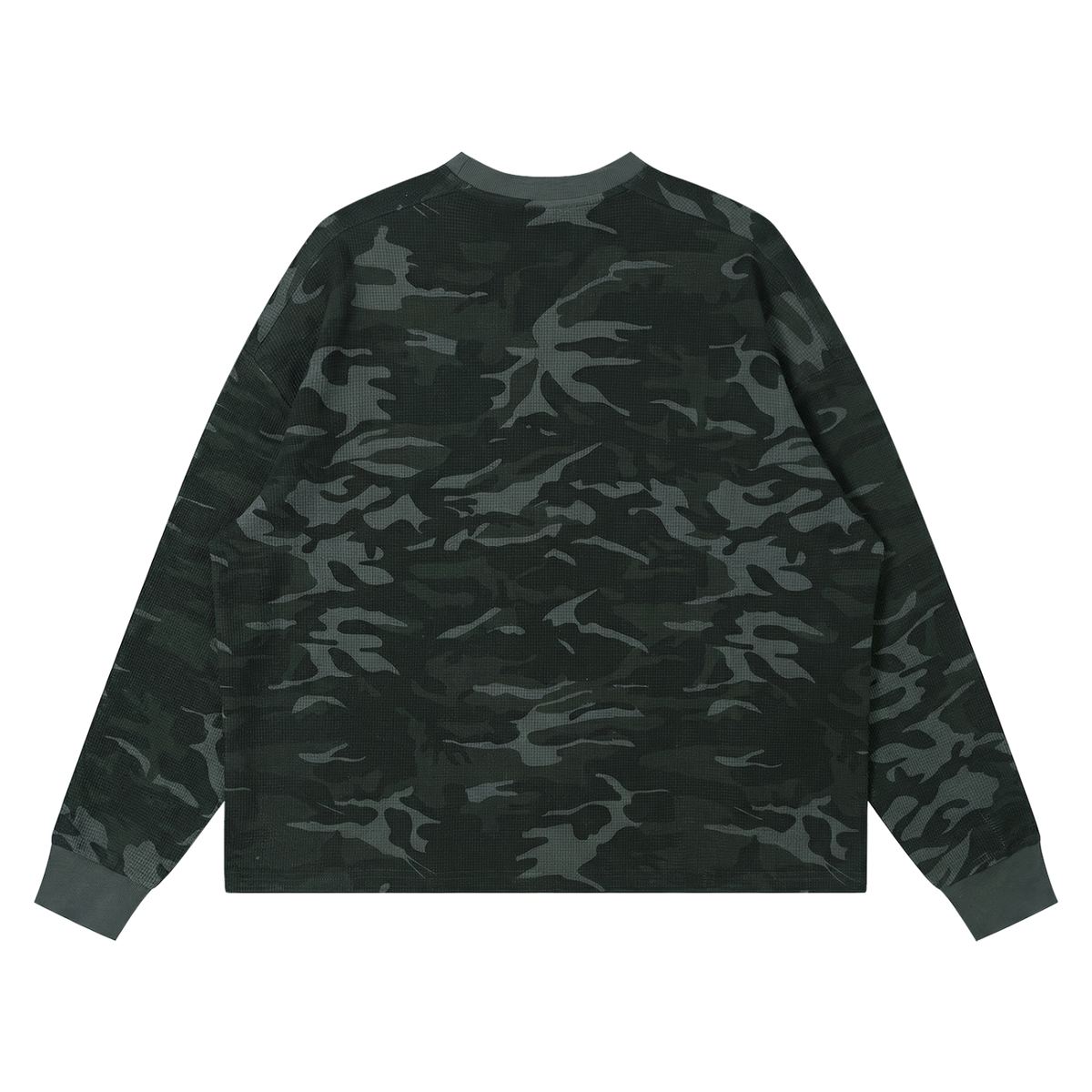Ogun Allstars 03 Waffle Boxy Long Sleeve Shirt | Orisha Iron Warrior Graphic Tee