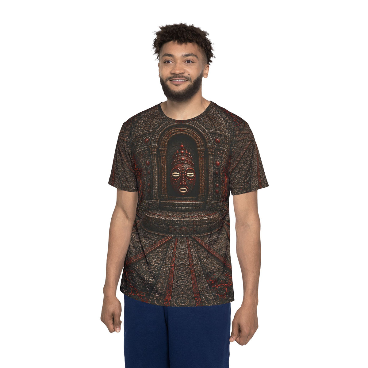 Elegguá Recessed Castle Guardian Full Presence Shirt product mockup view 4