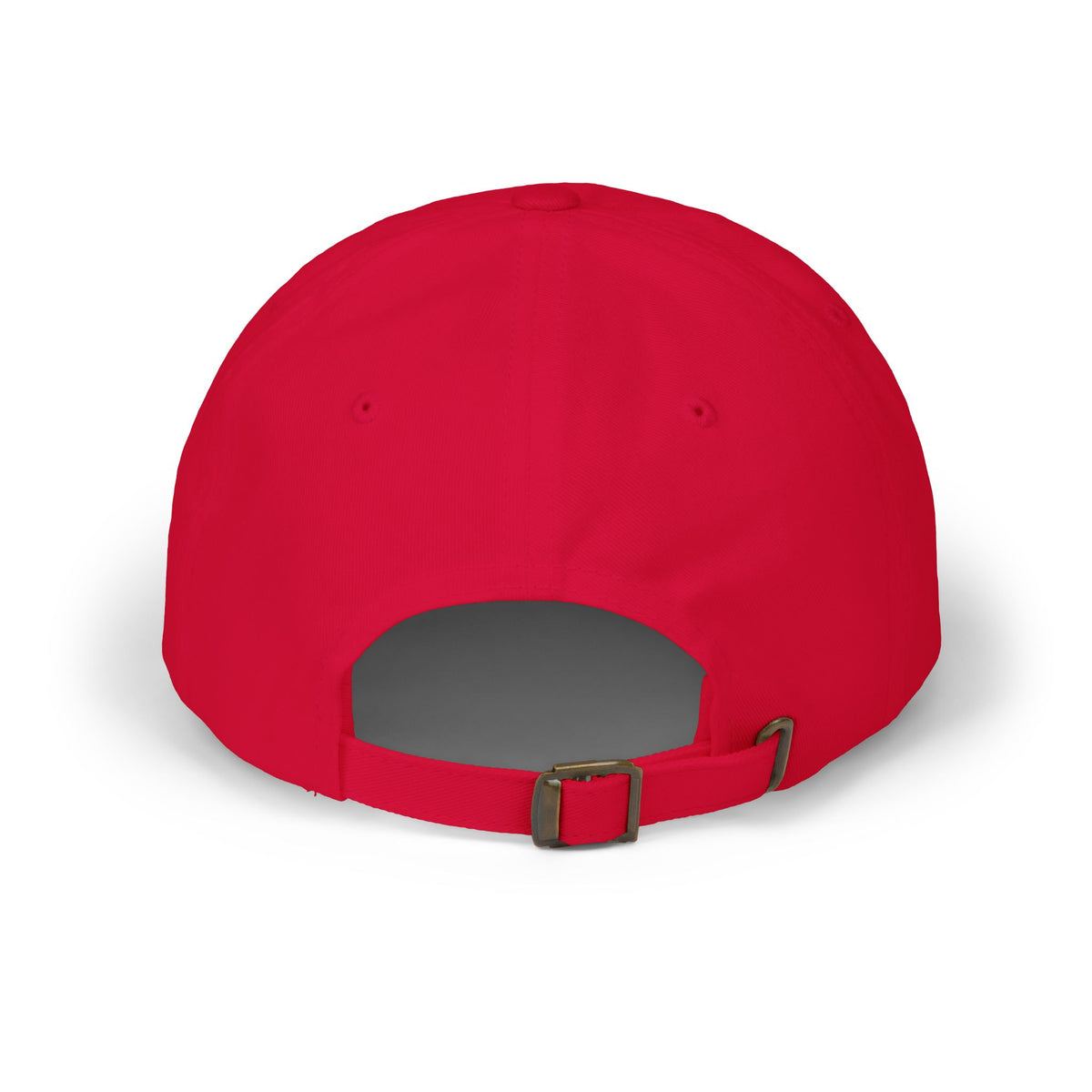 Changó Realistic King Crown Cranberry Embroidered Cap product mockup view 2
