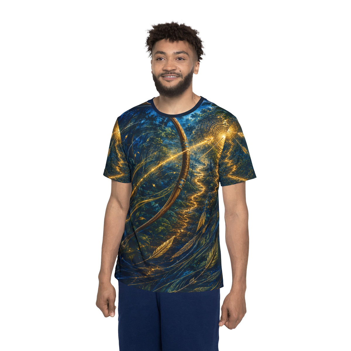 Ochosi Forest Arrow Full Presence Shirt product mockup view 4
