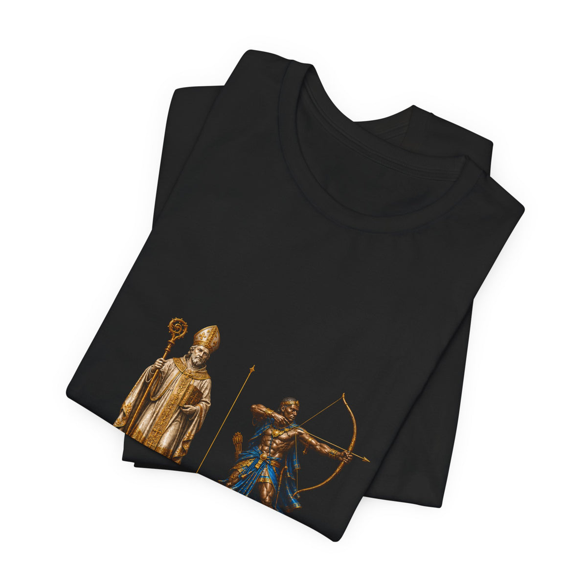 San Norberto & Ochosi — Historical Correspondence T-Shirt product mockup view 4